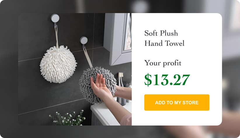 Soft Plush Hanging Hand Towel