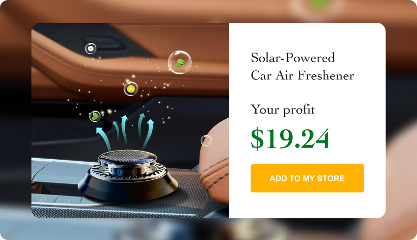 Solar-Powered Car Air Freshener