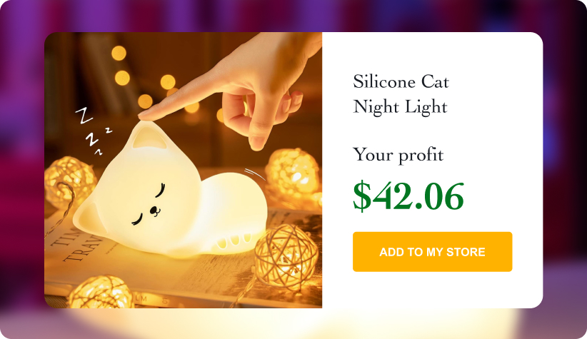 Silicone Cat Night Light 