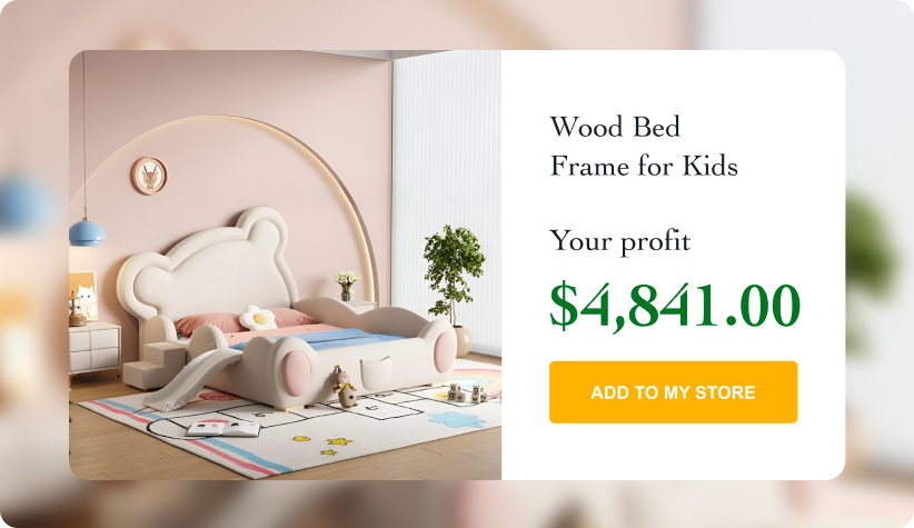 Princess Twin and Queen Wood Bed Frame