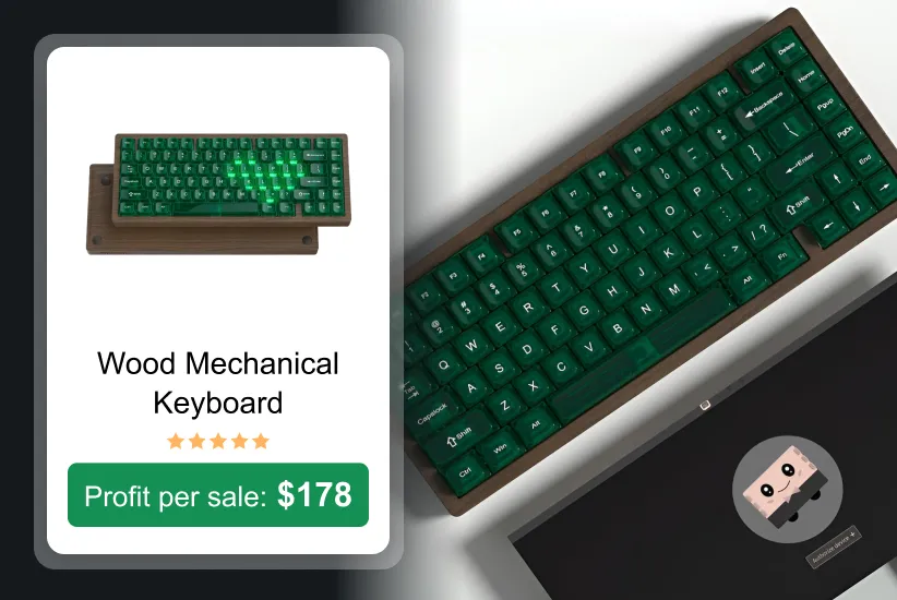 wood mechanical keyboard