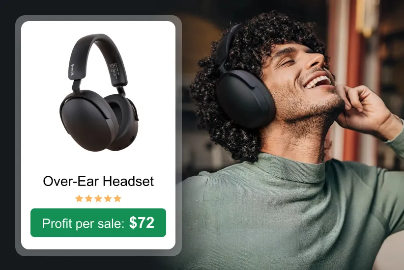 over-ear headset