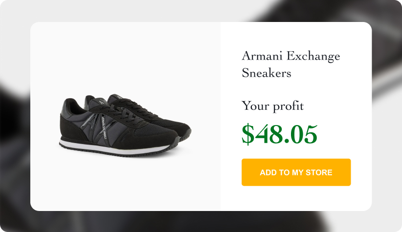 Armani Exchange Women's Black Sneakers