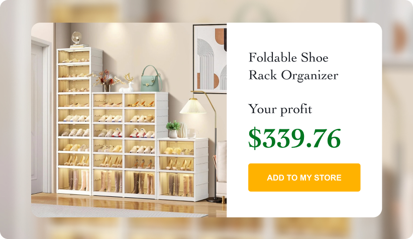 Foldable Shoe Rack Organizer