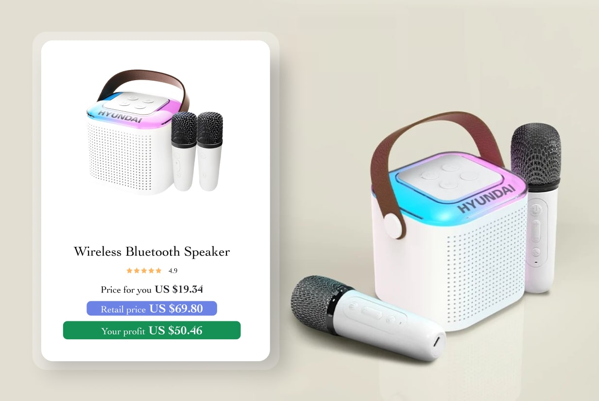 wireless bluetooth speaker with microphone