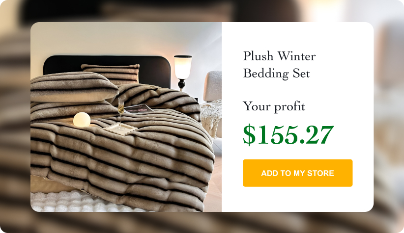 Plush Winter Bedding Set