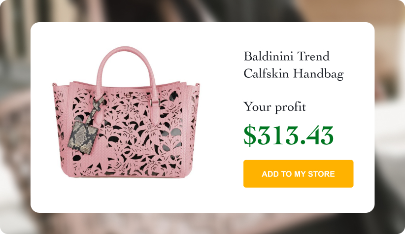 Baldinini Trend Calfskin Handbag