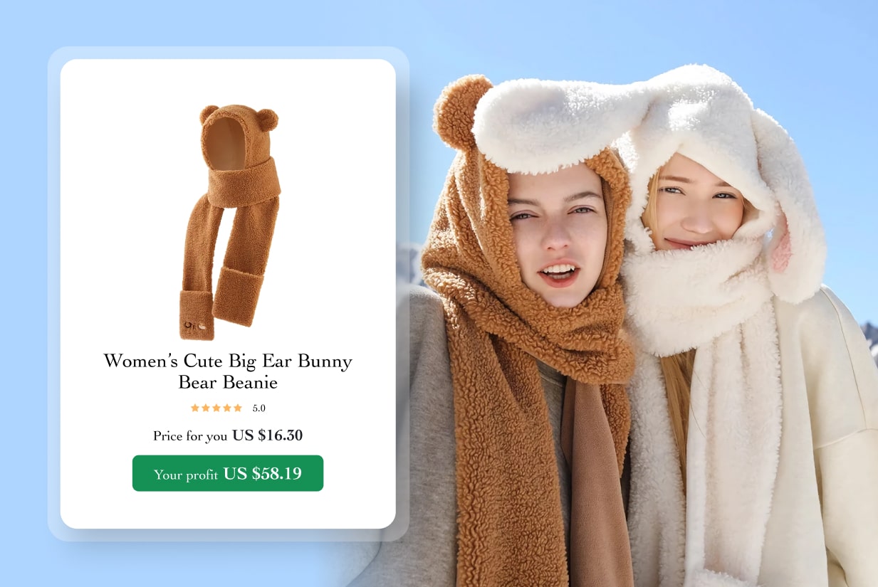 Bunny Bear Beanie