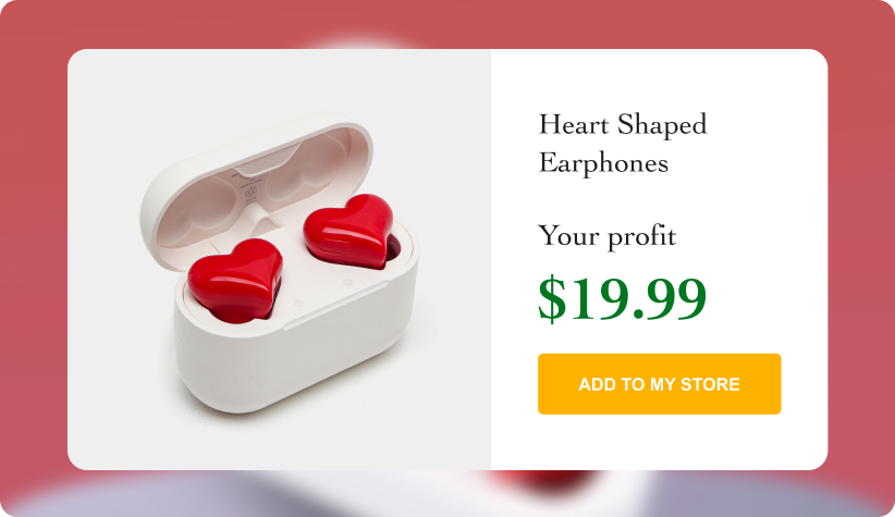 Heart Shaped Bluetooth Wireless Earphones