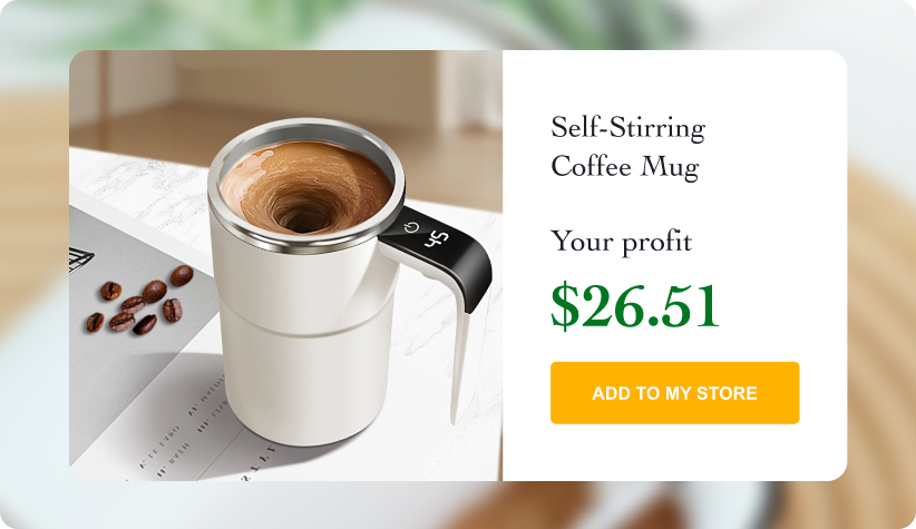 Automatic Self-Stirring Coffee Mug