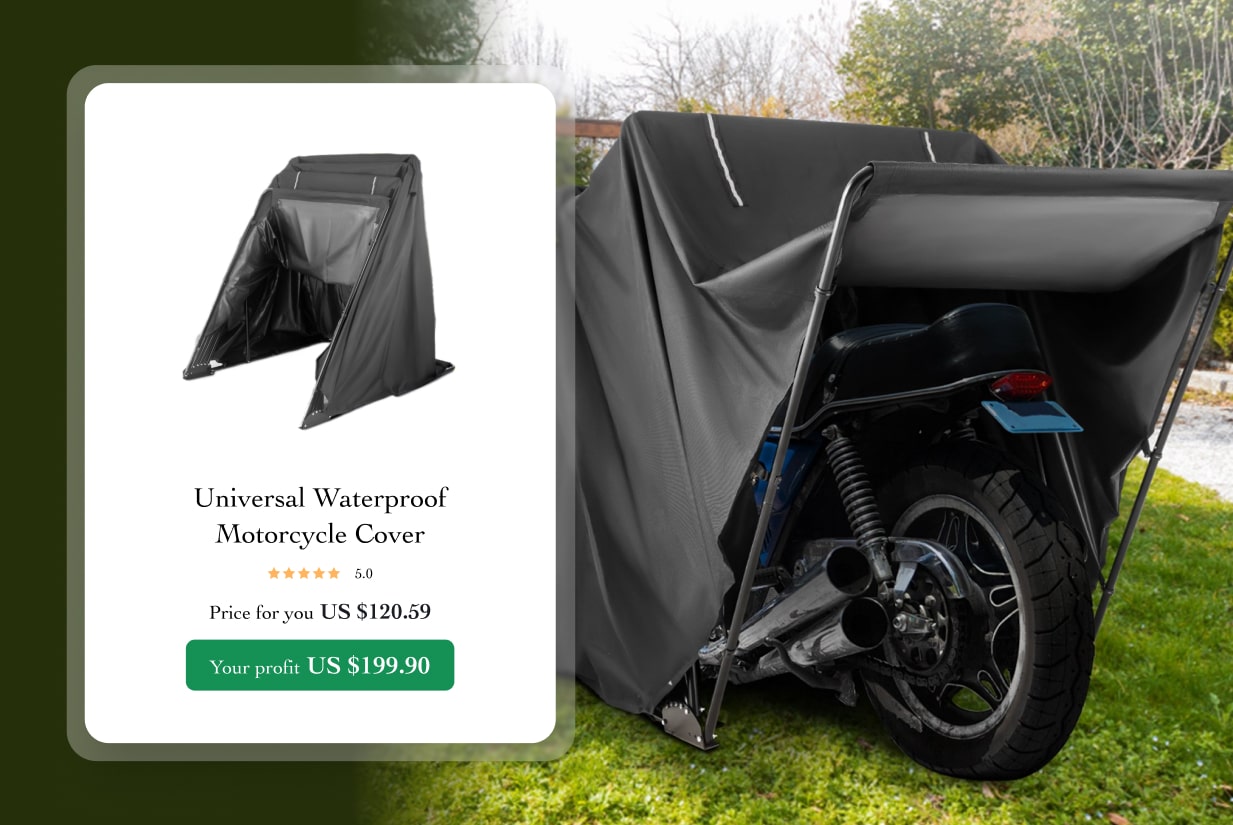 41. Motorcycle shelter