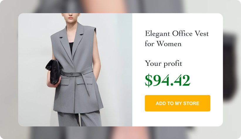 Elegant Office Vest for Women