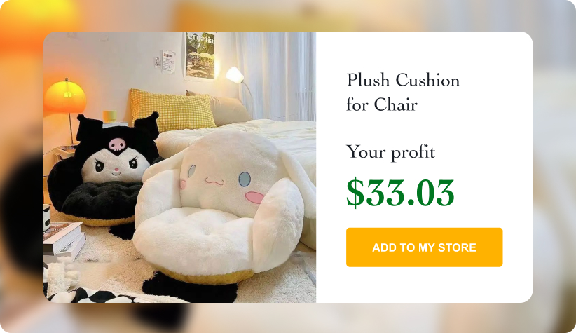 Plush Cushion for Chair