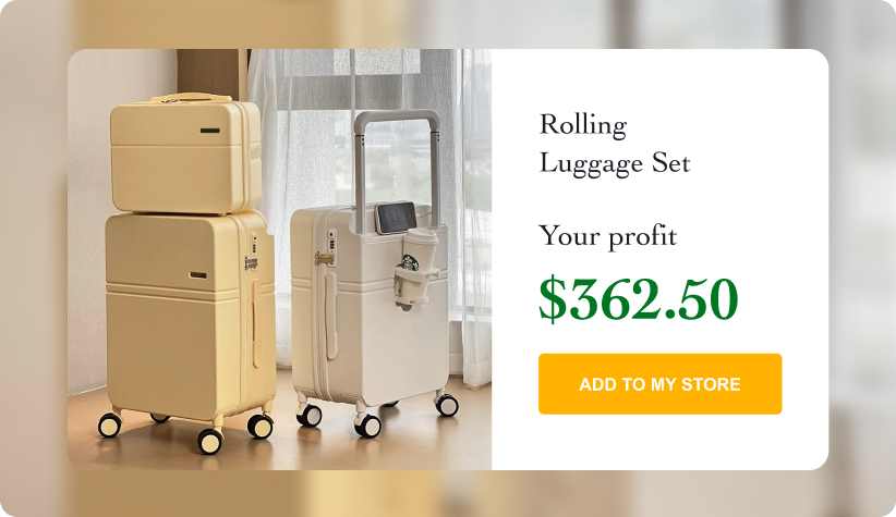 Rolling Luggage Set