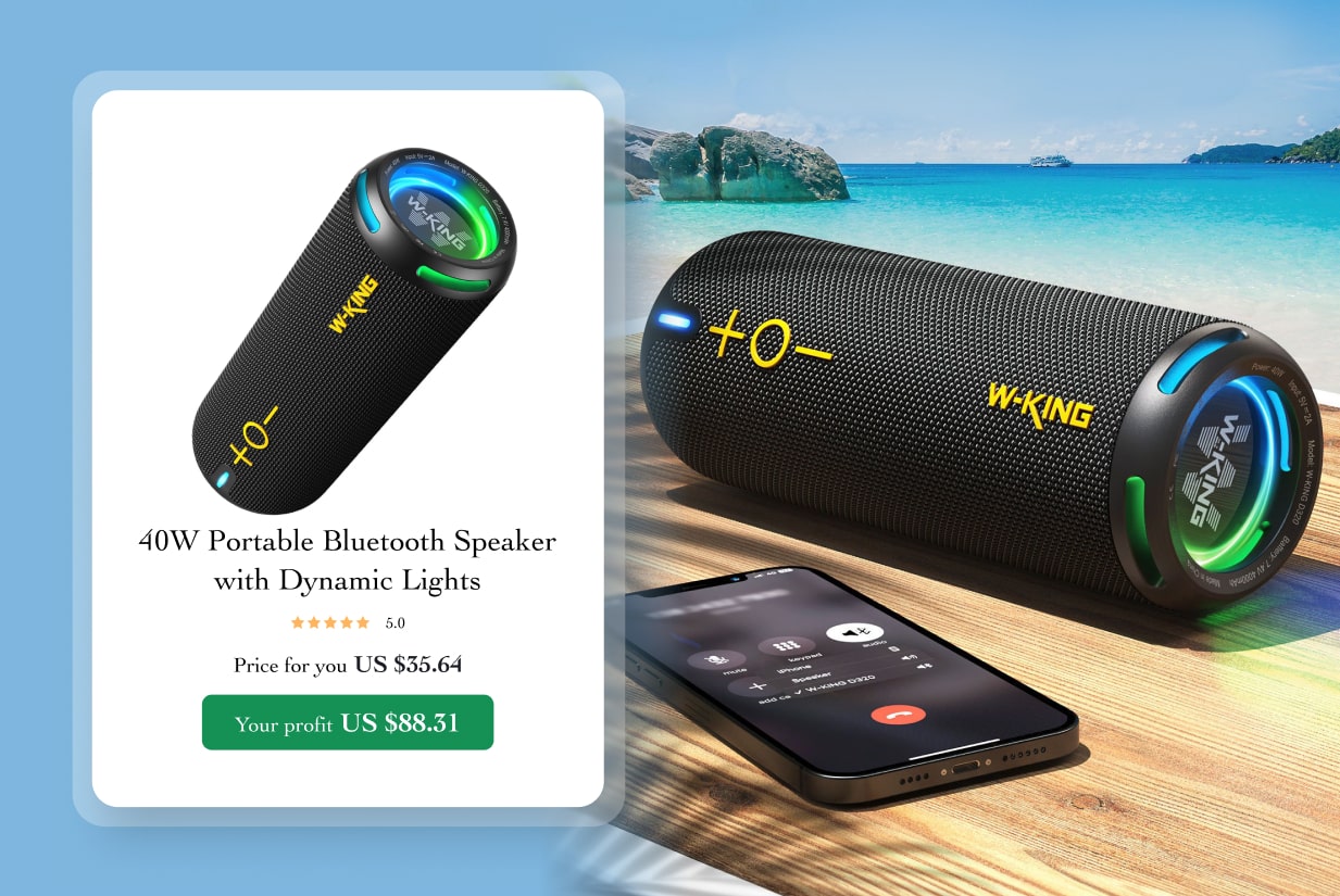 Portable Bluetooth speaker