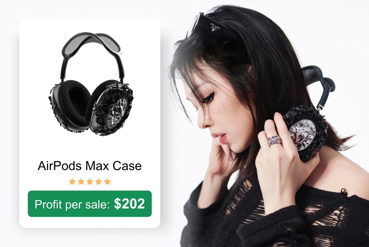 Skull Heart Case for AirPods