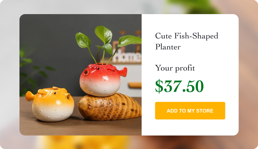 Cute Fish-Shaped Planter 