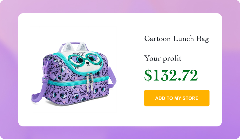 Cartoon Lunch Bag
