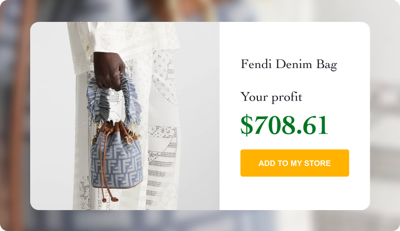 Fendi Denim Bag
