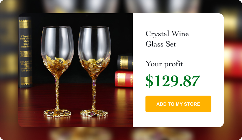Crystal Wine Glass Set