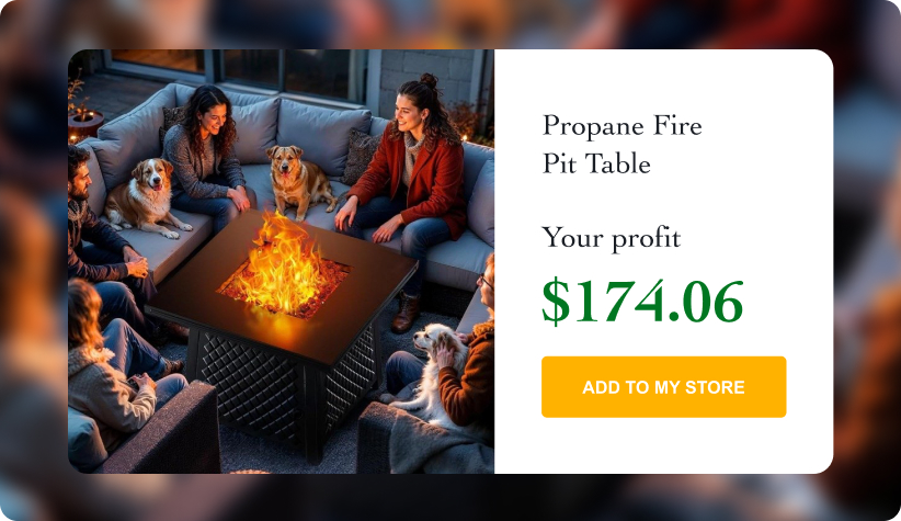 Propane Fire Pit Table