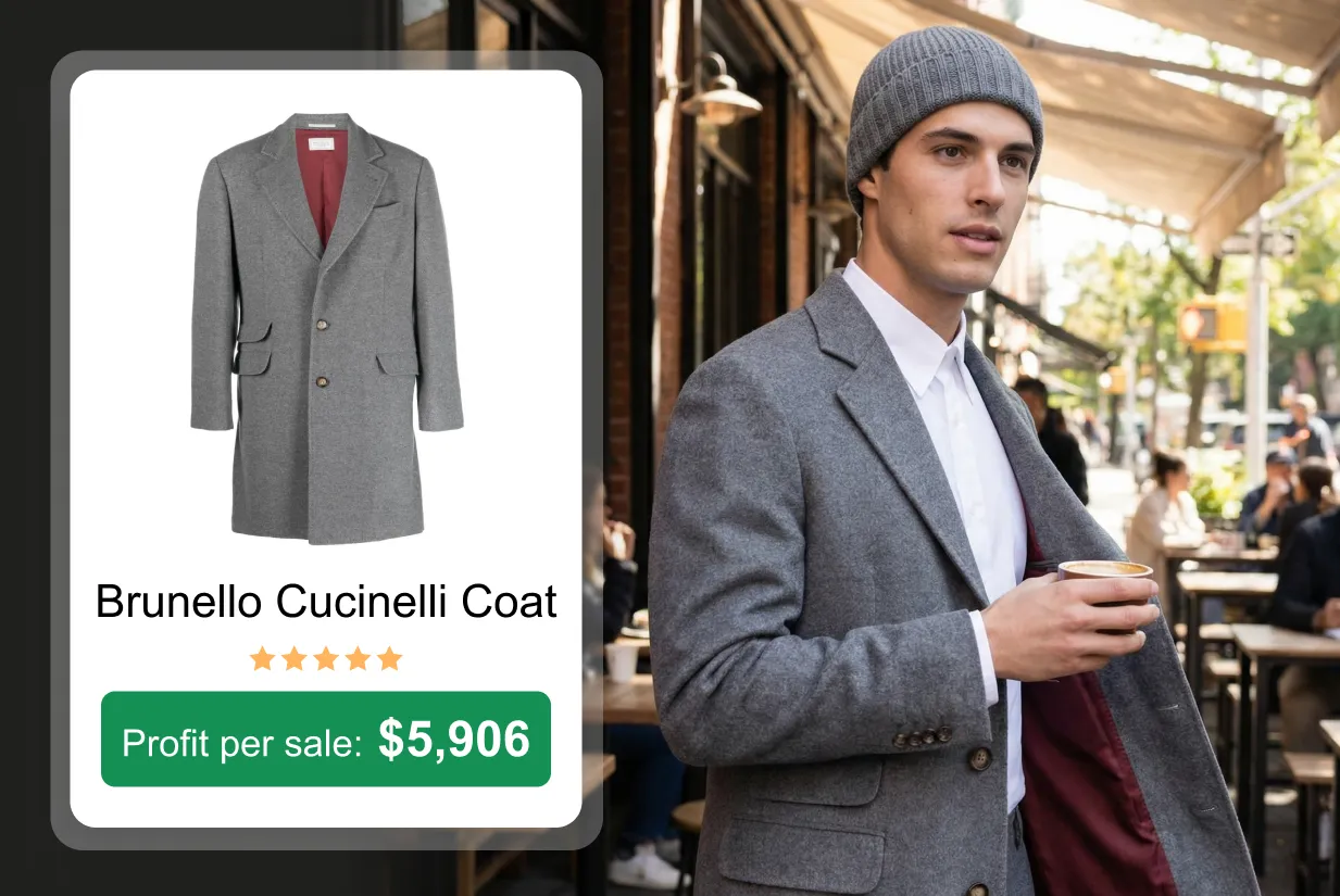 Brunello Cucinelli Cashmere Coat&nbsp;