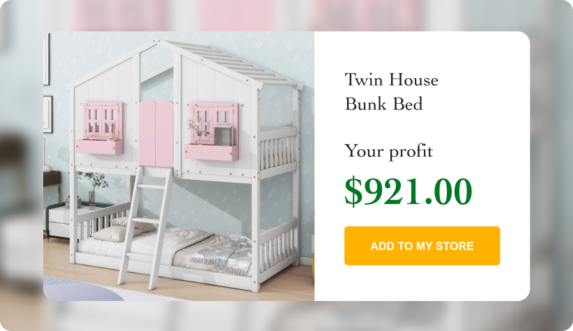 Twin House Bunk Bed