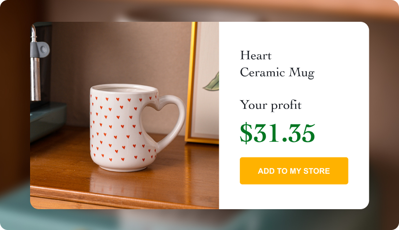Heart Ceramic Mug