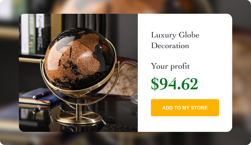 Luxury Globe Decoration