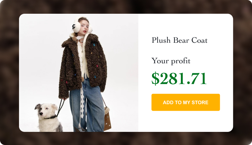 Plush Bear Coat