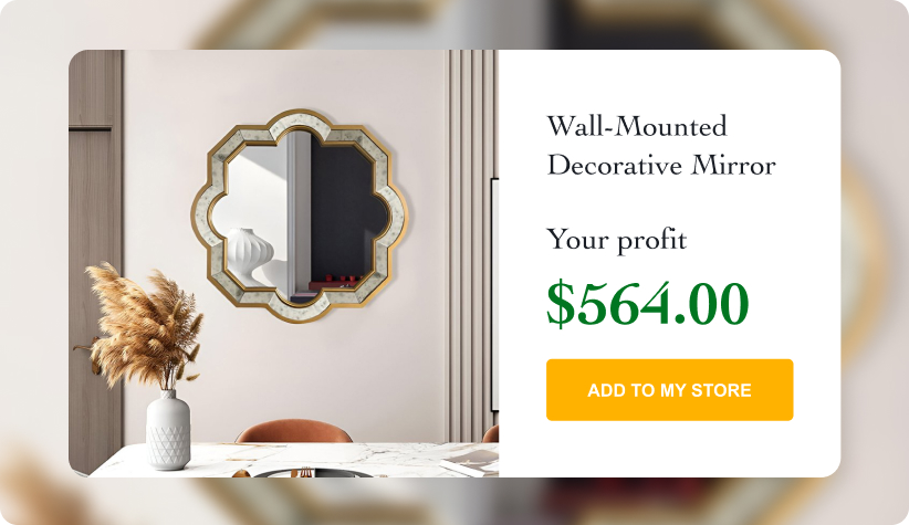 Wall-Mounted Decorative Mirror