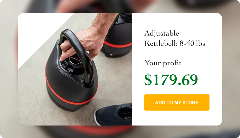 Adjustable Kettlebell: 8-40 lbs