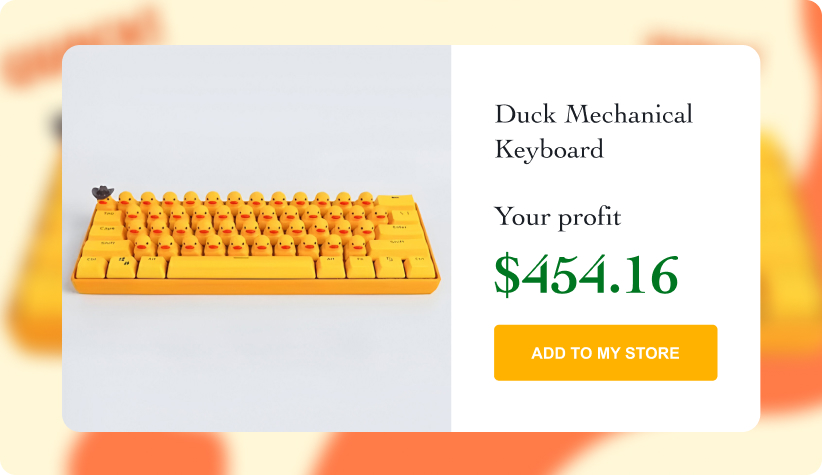 3D Duck Mechanical Keyboard