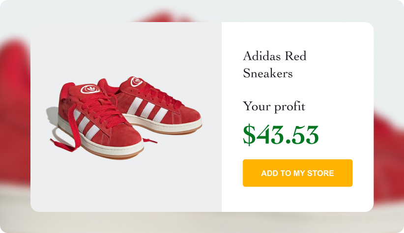 Adidas Red Sneakers
