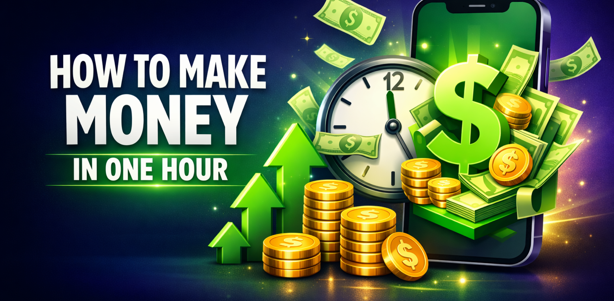 Make Money In One Hour: Fast Ways To Earn Cash Today