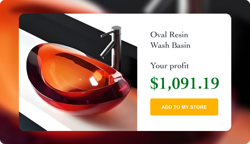 Oval Resin Wash Basin