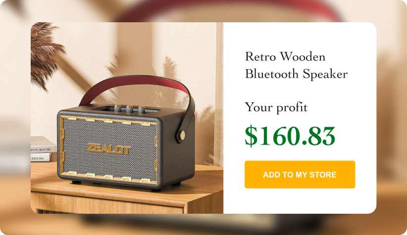 Retro Wooden Bluetooth Speaker
