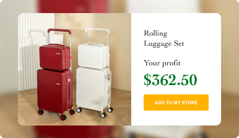 Rolling Luggage Set