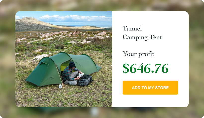 Tunnel Camping Tent