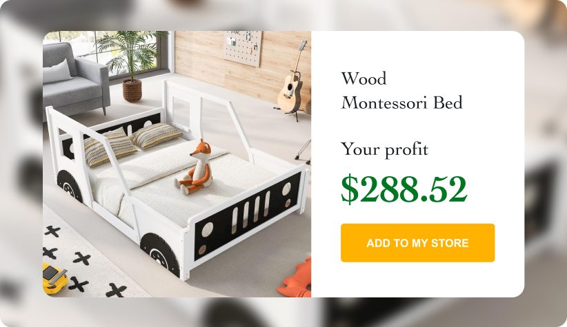 Wood Montessori Bed