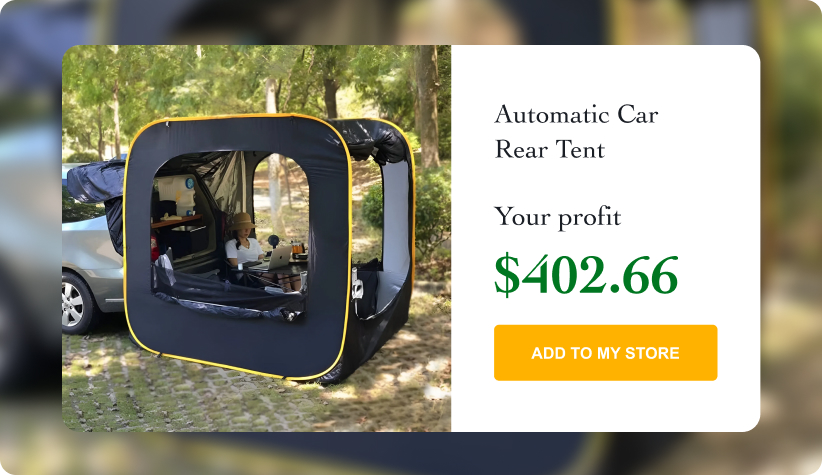 Automatic Car Rear Tent