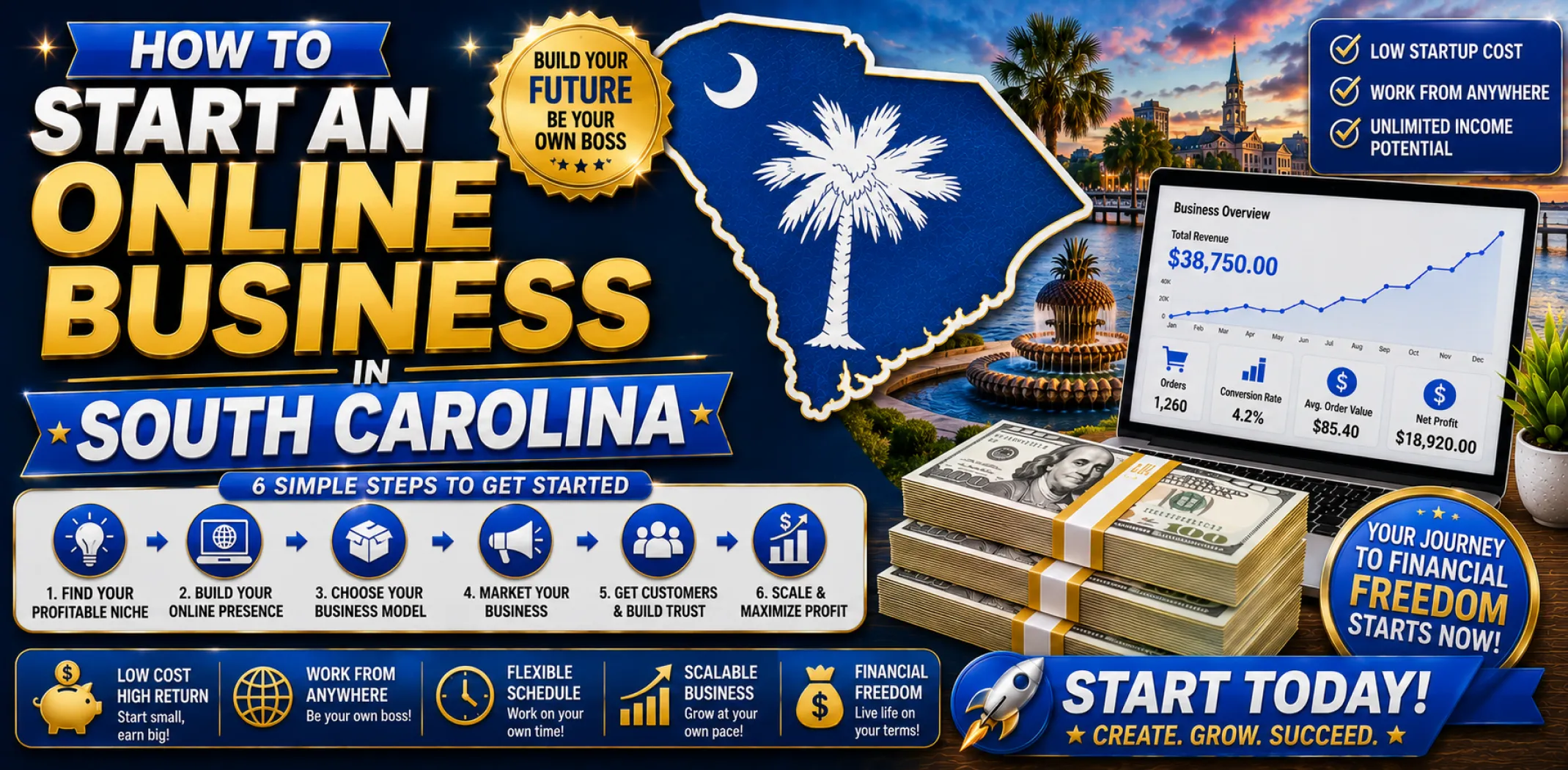 how-to-start-an-online-business-in-south-carolina