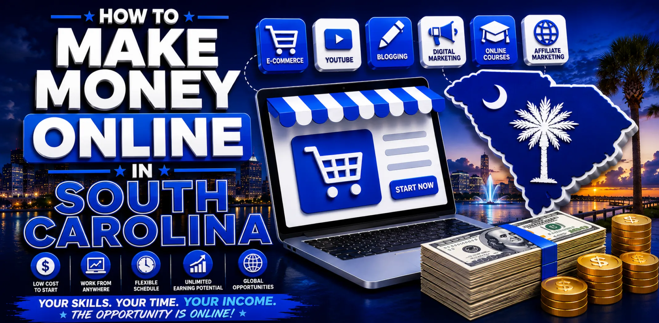 how-to-make-money-online-in-south-carolina