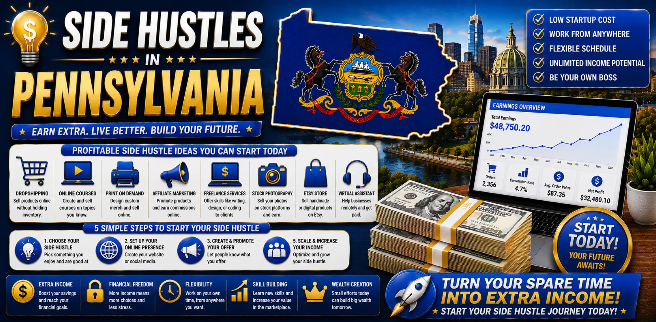 side-hustles-in-pennsylvania