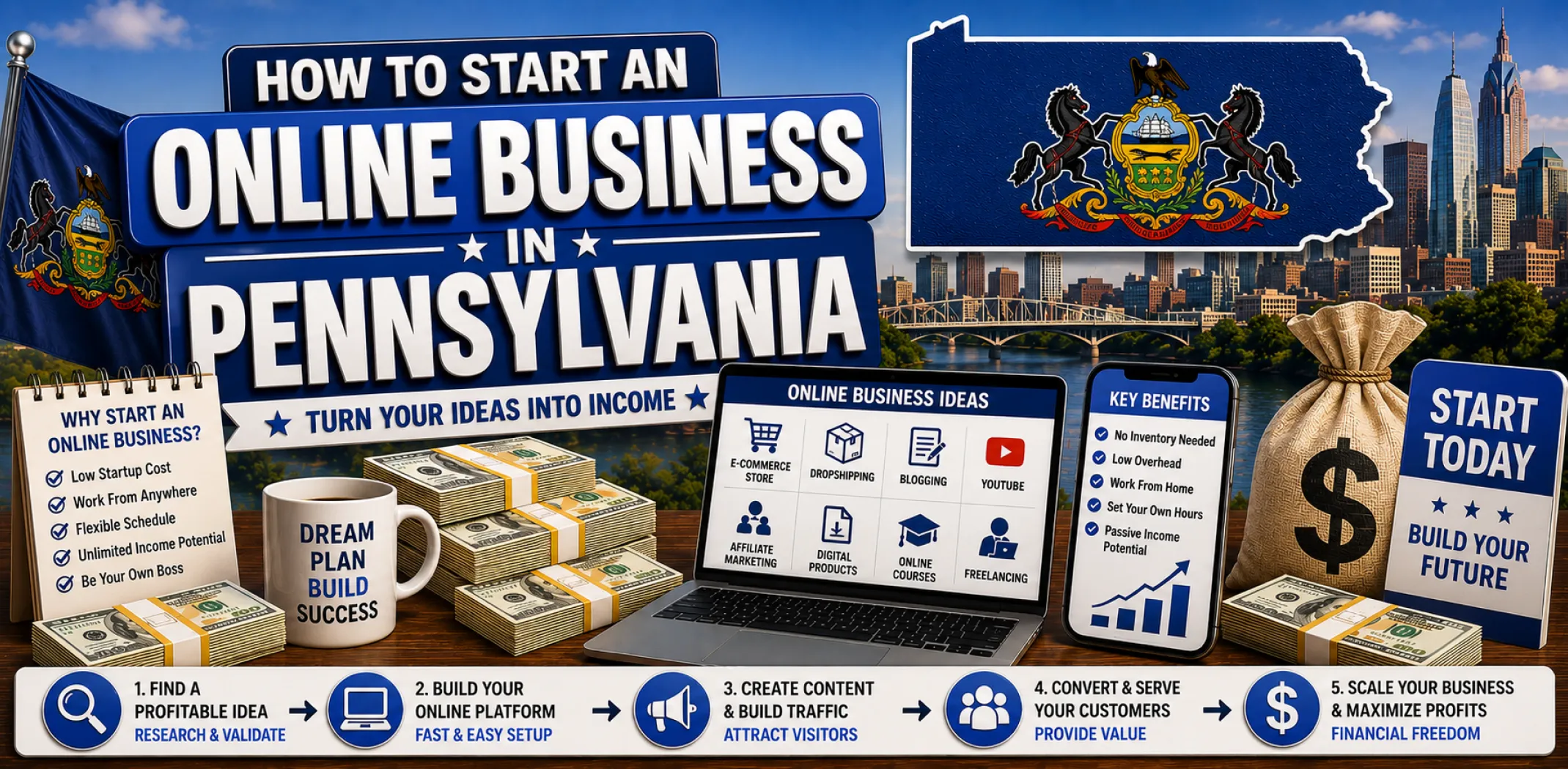 how-to-start-an-online-business-in-pennsylvania
