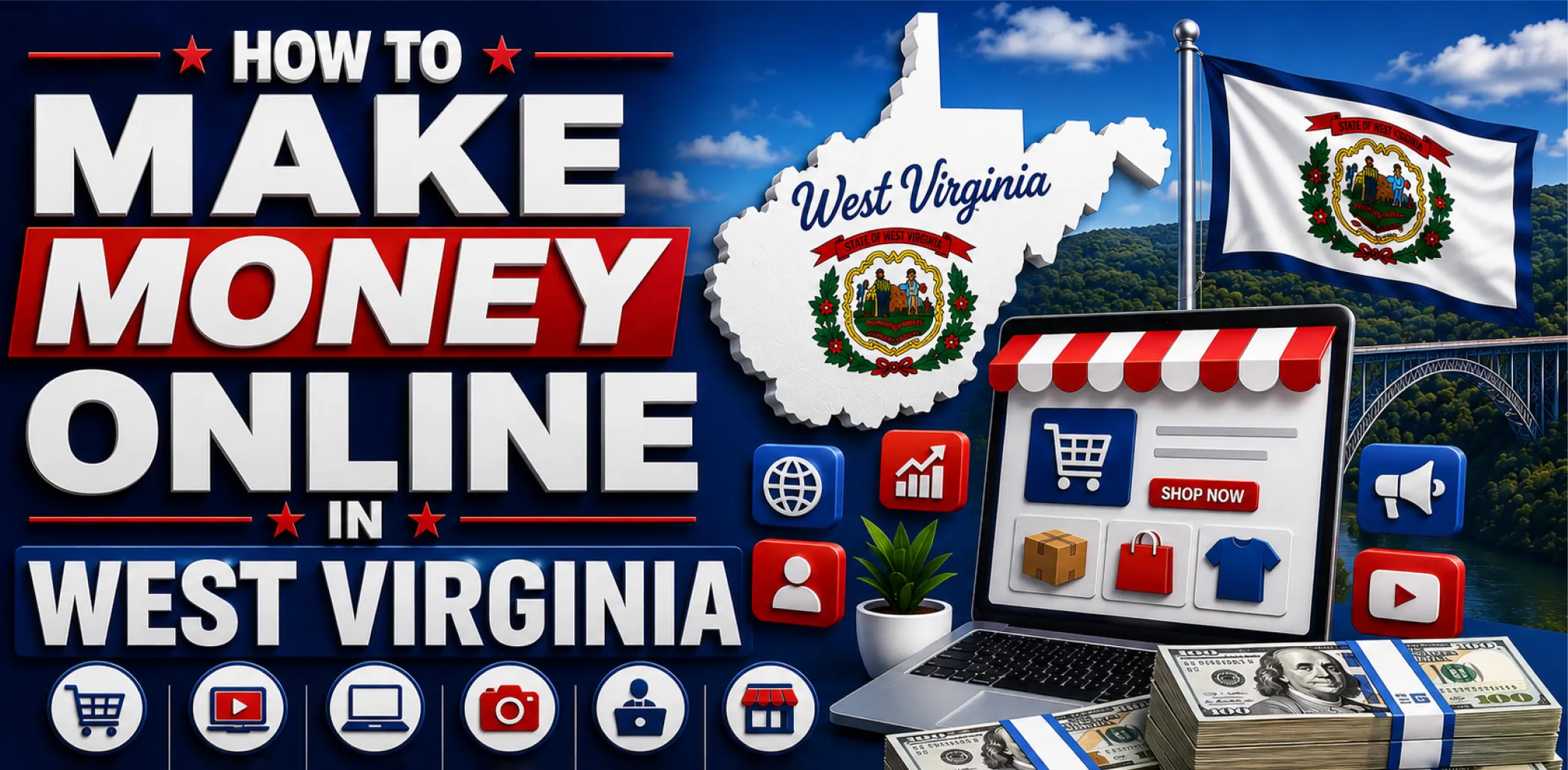 how-to-make-money-online-in-west-virginia
