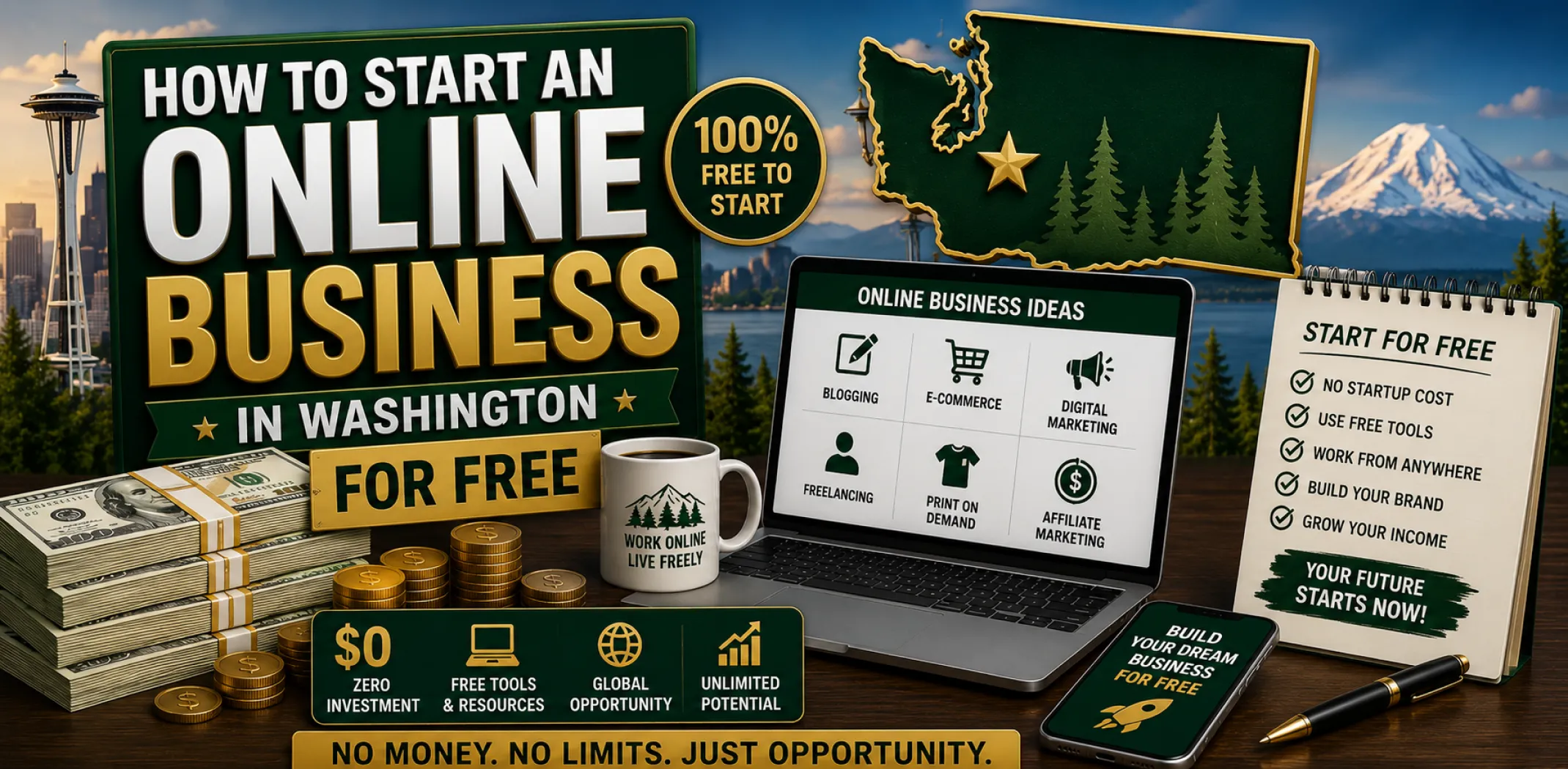 how-to-start-an-online-business-in-washington-for-free