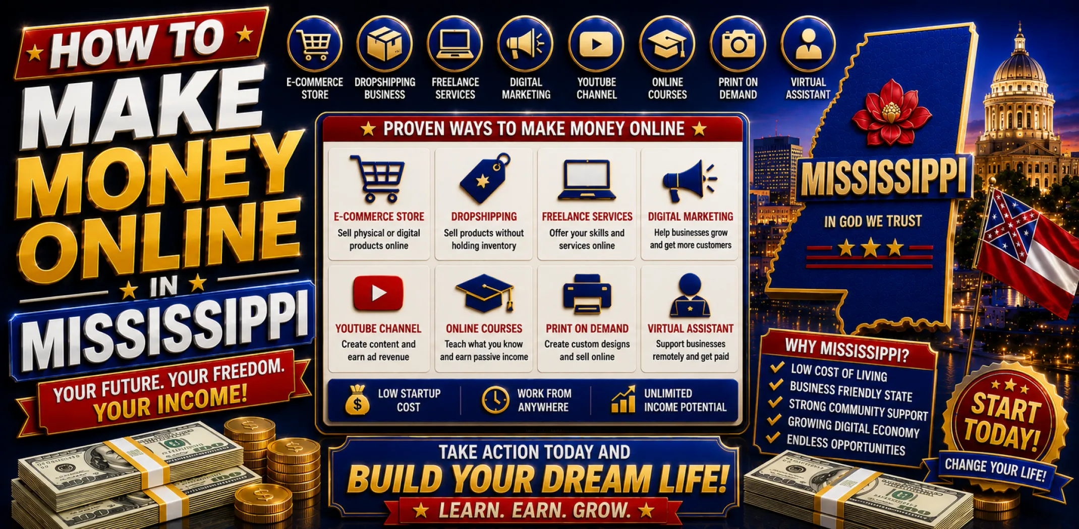 how-to-make-money-online-in-mississippi
