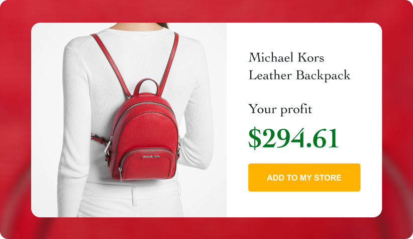 Michael Kors Leather Backpack