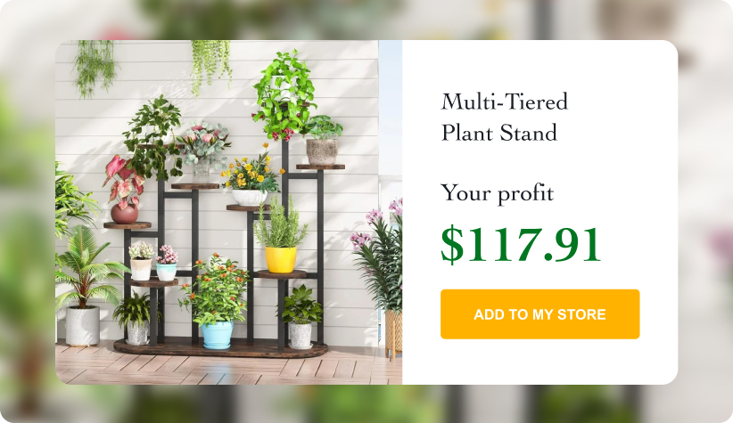 Multi-Tiered Plant Stand